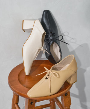 レースアップバブーシュパンプス/51322