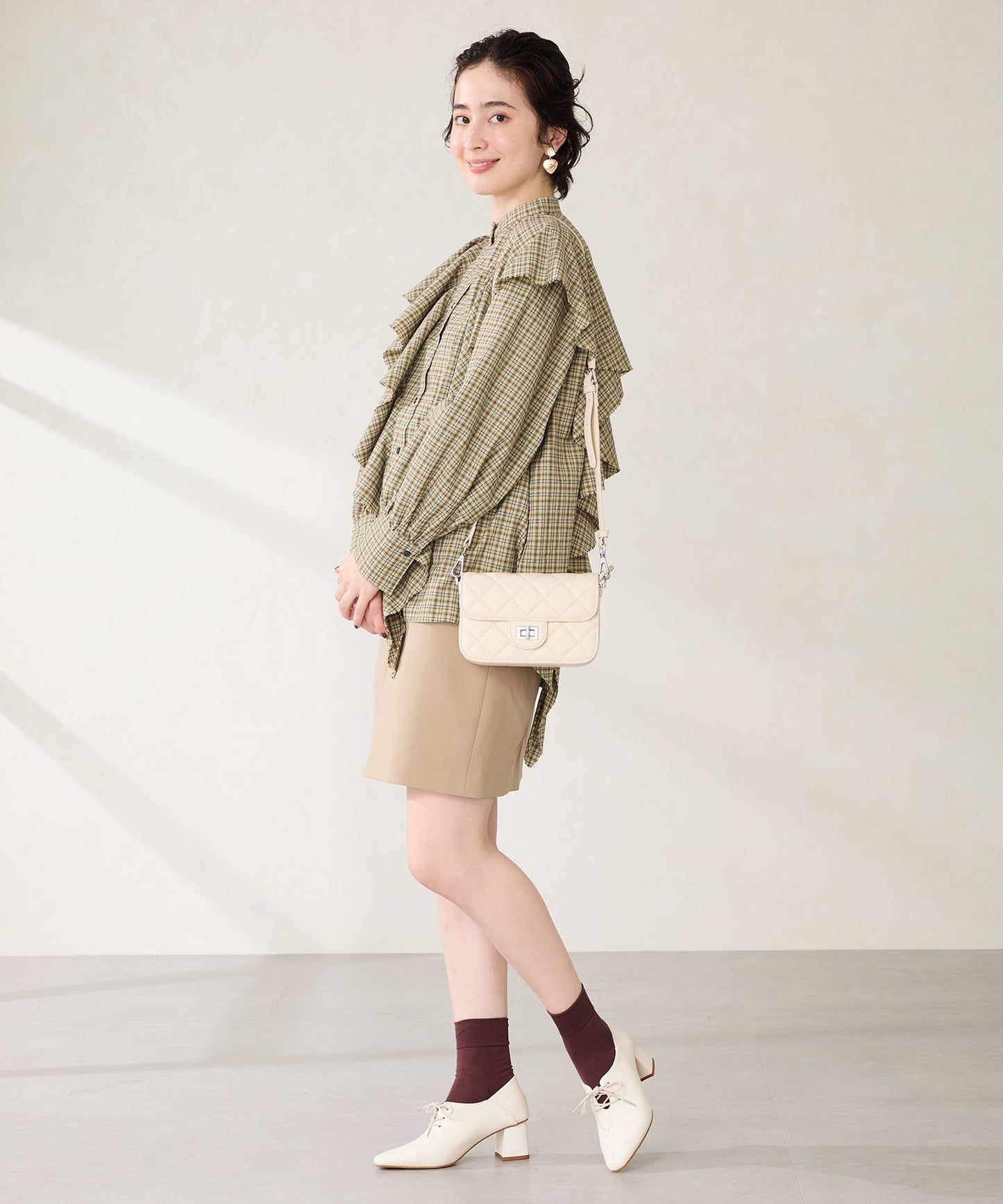 レースアップバブーシュパンプス/51322