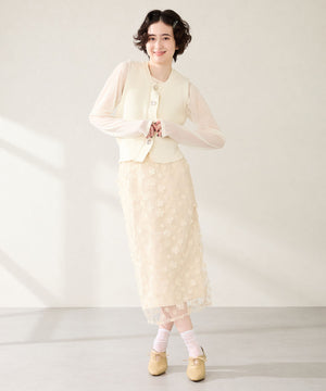 レースアップバブーシュパンプス/51322