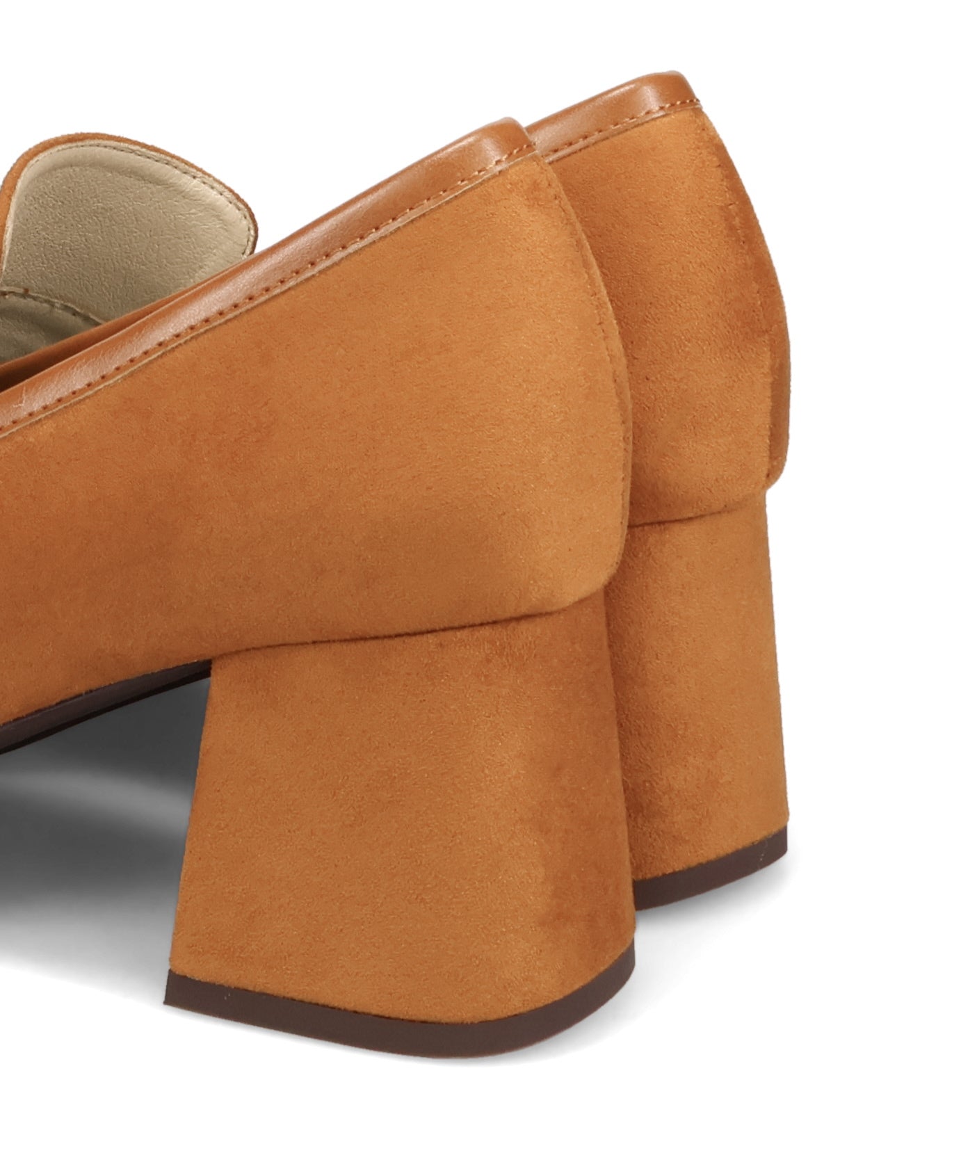 スクエアトゥビットヒールローファー/51324