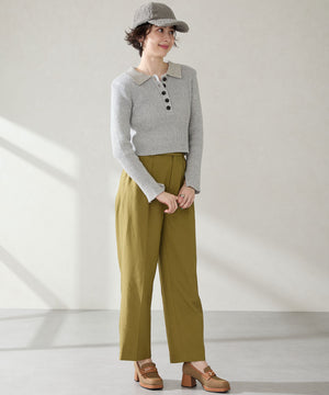 スクエアトゥビットヒールローファー/51324