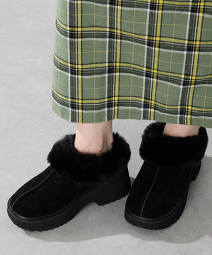 【WEB先行予約/11月中旬発売予定】厚底ムートンサボ/51325