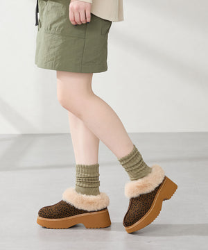 【WEB先行予約/11月中旬発売予定】厚底ムートンサボ/51325