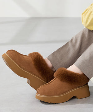 【WEB先行予約/11月中旬発売予定】厚底ムートンサボ/51325