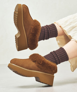 【WEB先行予約/11月中旬発売予定】厚底ムートンサボ/51325