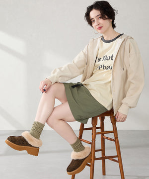 【WEB先行予約/11月中旬発売予定】厚底ムートンサボ/51325