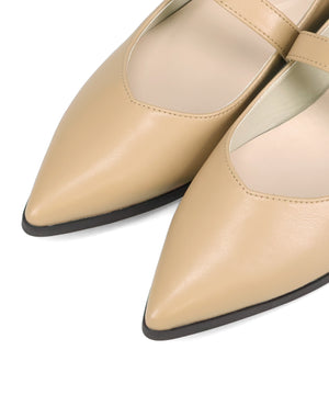 ウエスタンバックルポインテッドパンプス/51327