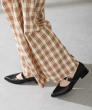 ウエスタンバックルポインテッドパンプス/51327