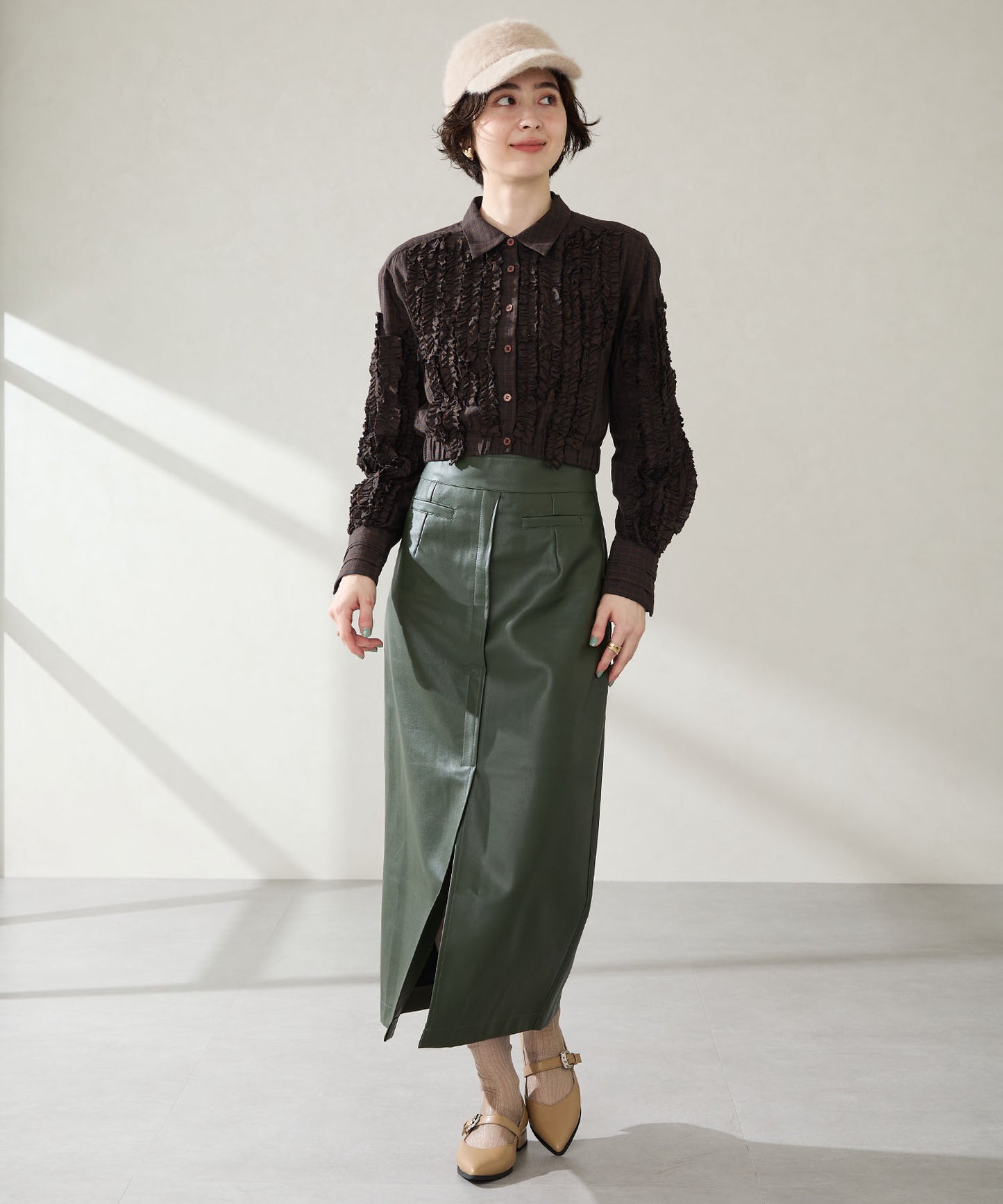 【WEB先行予約/10月中旬発売予定】ウエスタンバックルポインテッドパンプス/51327