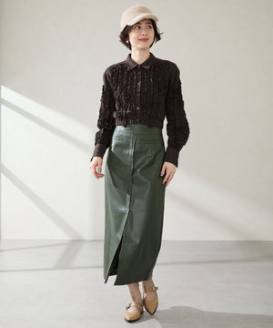 ウエスタンバックルポインテッドパンプス/51327