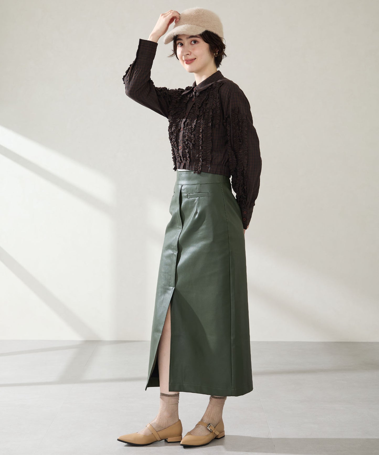 【WEB先行予約/10月中旬発売予定】ウエスタンバックルポインテッドパンプス/51327