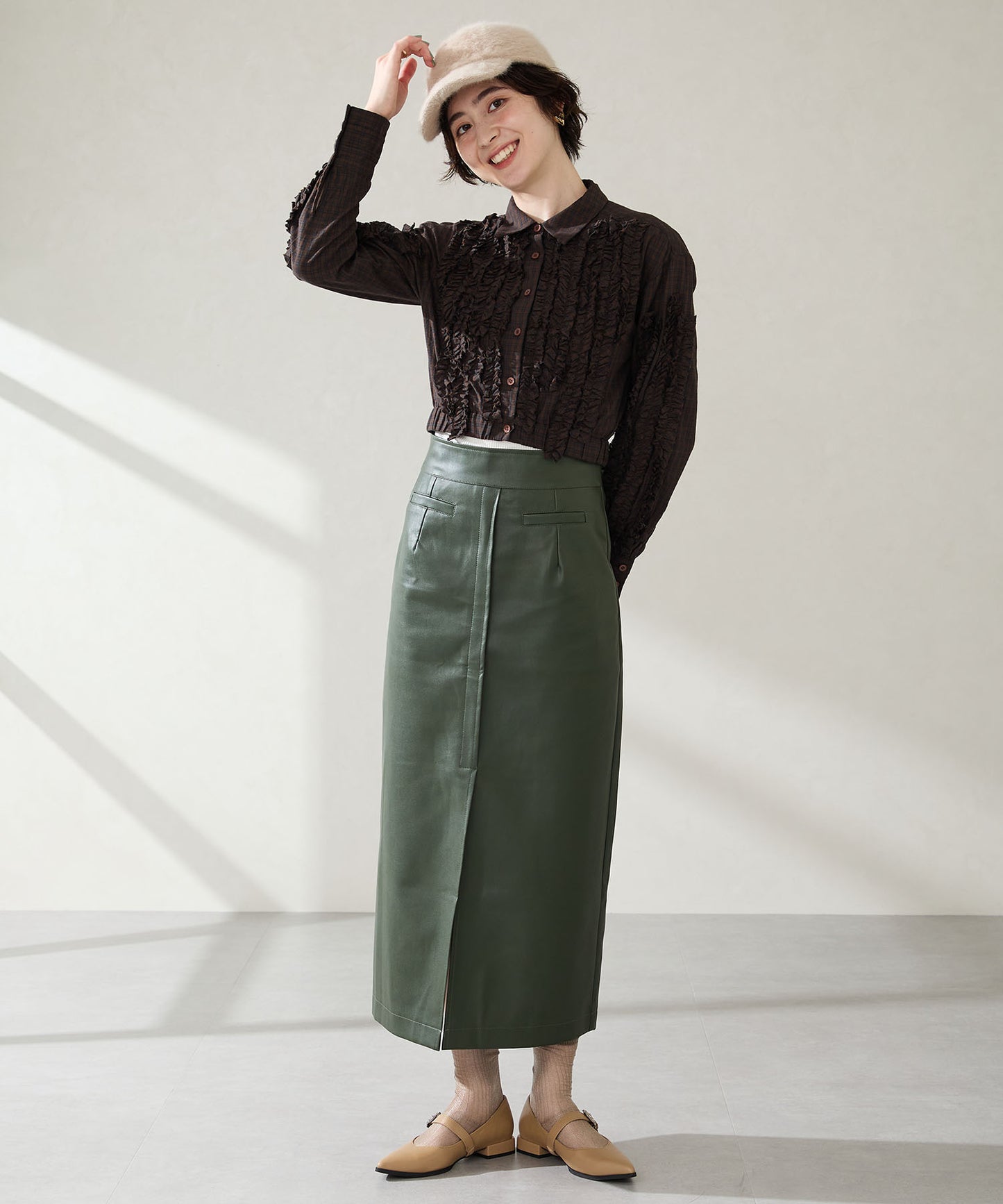【WEB先行予約/10月中旬発売予定】ウエスタンバックルポインテッドパンプス/51327