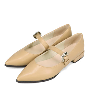 ウエスタンバックルポインテッドパンプス/51327