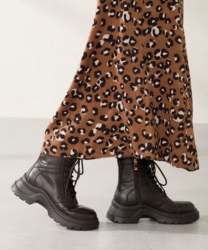 厚底レースアップブーツ/51401