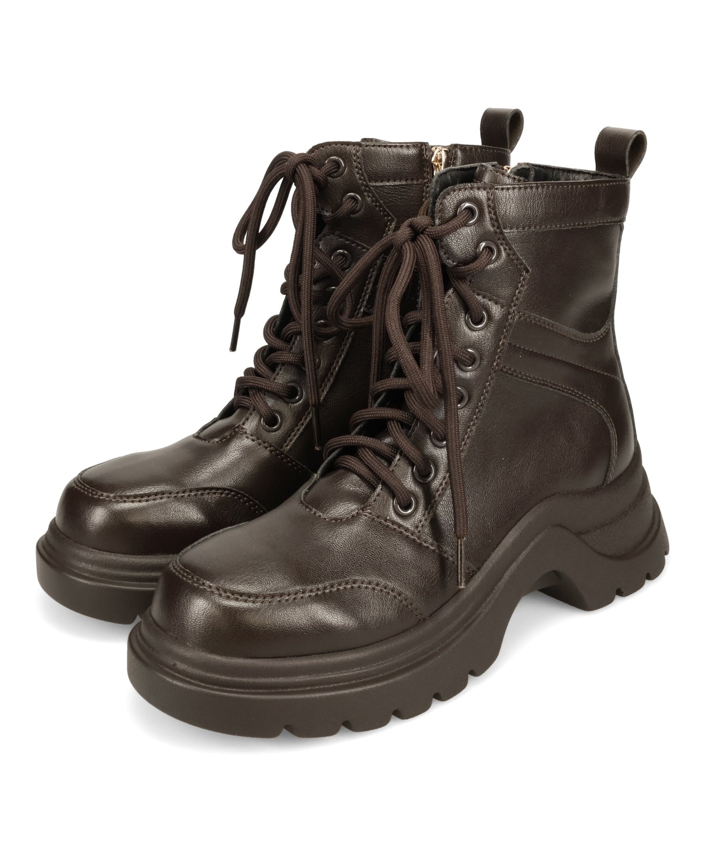 厚底レースアップブーツ/51401