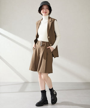 【カタログ掲載アイテム】ビジューバックル厚底ブーツ/51402