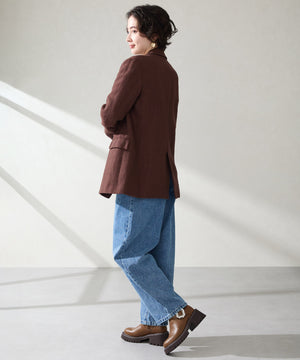 【カタログ掲載アイテム】ビジューバックル厚底ブーツ/51402