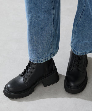 【カタログ掲載アイテム】バックルベルトミドルレースアップブーツ/51403