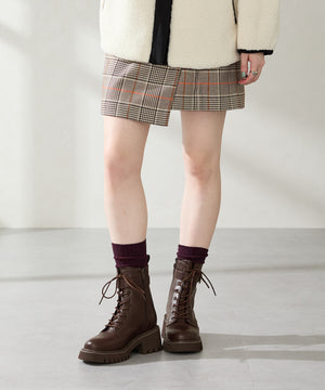 【カタログ掲載アイテム】バックルベルトミドルレースアップブーツ/51403