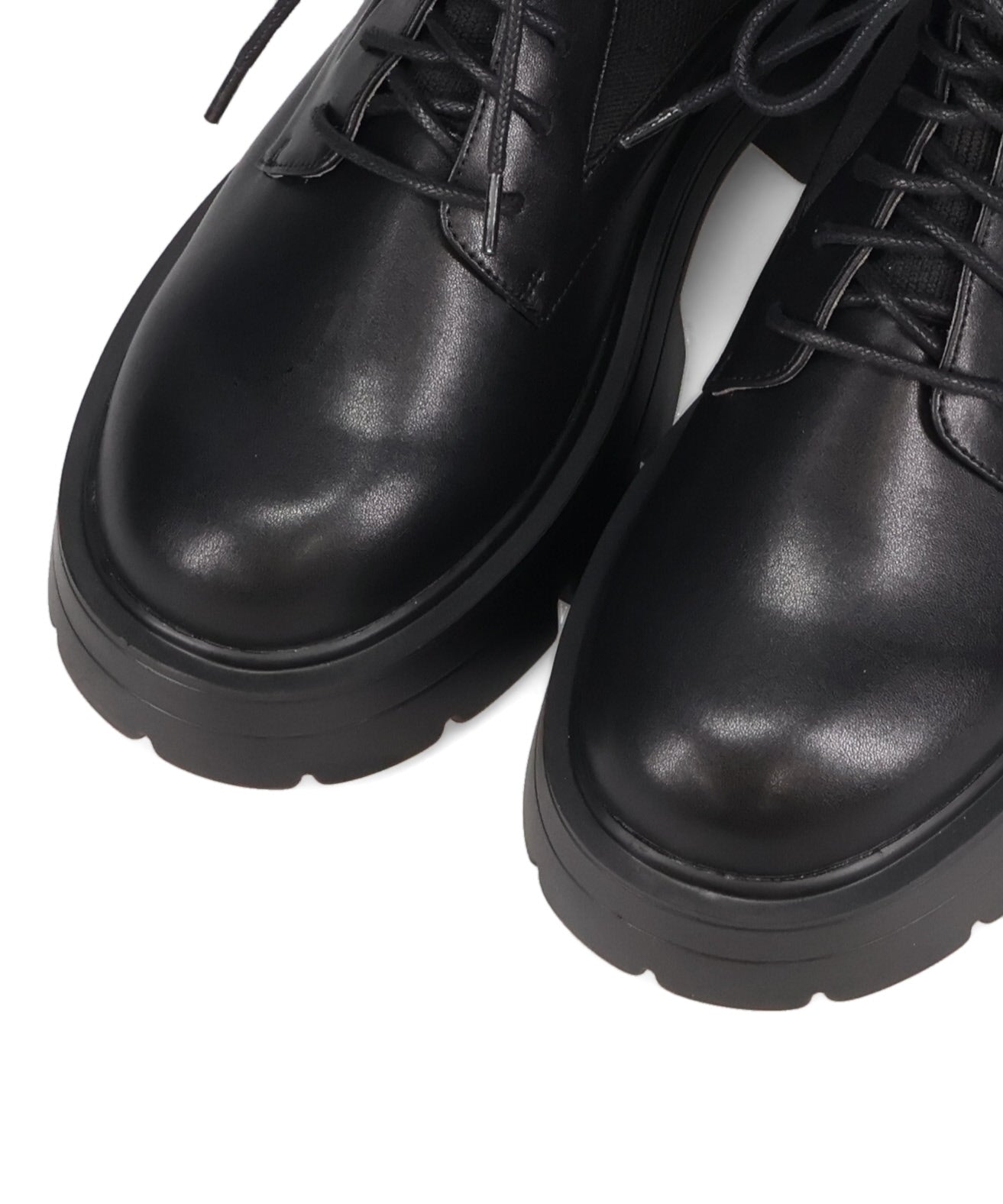 ニットソックスレースアップブーツ/51404