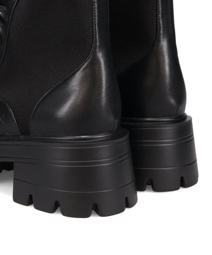 ニットソックスレースアップブーツ/51404