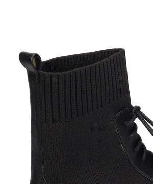 ニットソックスレースアップブーツ/51404