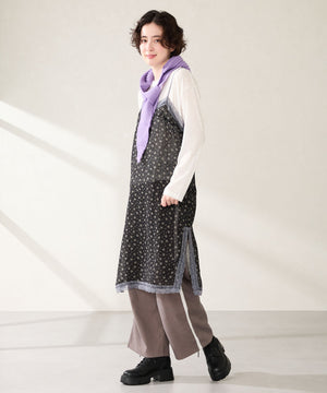 ニットソックスレースアップブーツ/51404