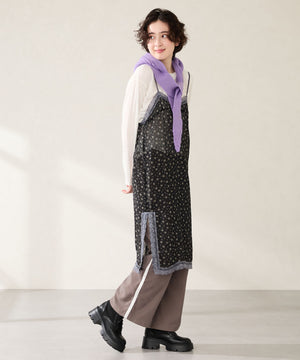 ニットソックスレースアップブーツ/51404