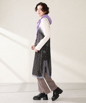 ニットソックスレースアップブーツ/51404