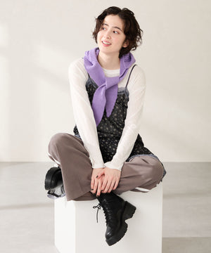 ニットソックスレースアップブーツ/51404