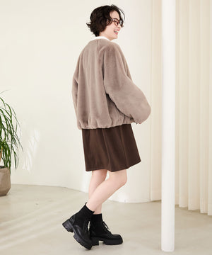 ニットソックスレースアップブーツ/51404