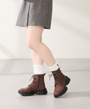 【カタログ掲載アイテム】スニーカーソール編み上げブーツ/51405