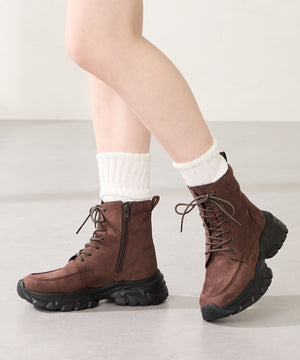 【カタログ掲載アイテム】スニーカーソール編み上げブーツ/51405