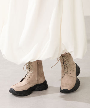 【カタログ掲載アイテム】スニーカーソール編み上げブーツ/51405
