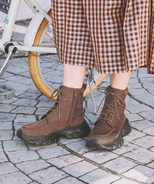 【カタログ掲載アイテム】スニーカーソール編み上げブーツ/51405