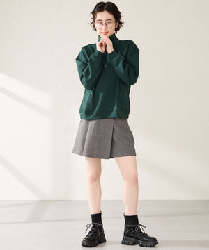 ボリュームソール編み上げニットブーツ/51406