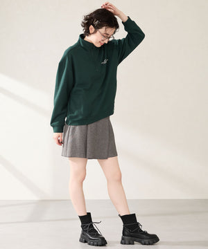 ボリュームソール編み上げニットブーツ/51406