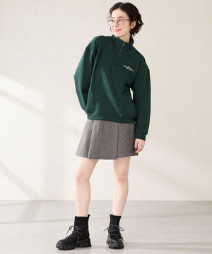 ボリュームソール編み上げニットブーツ/51406