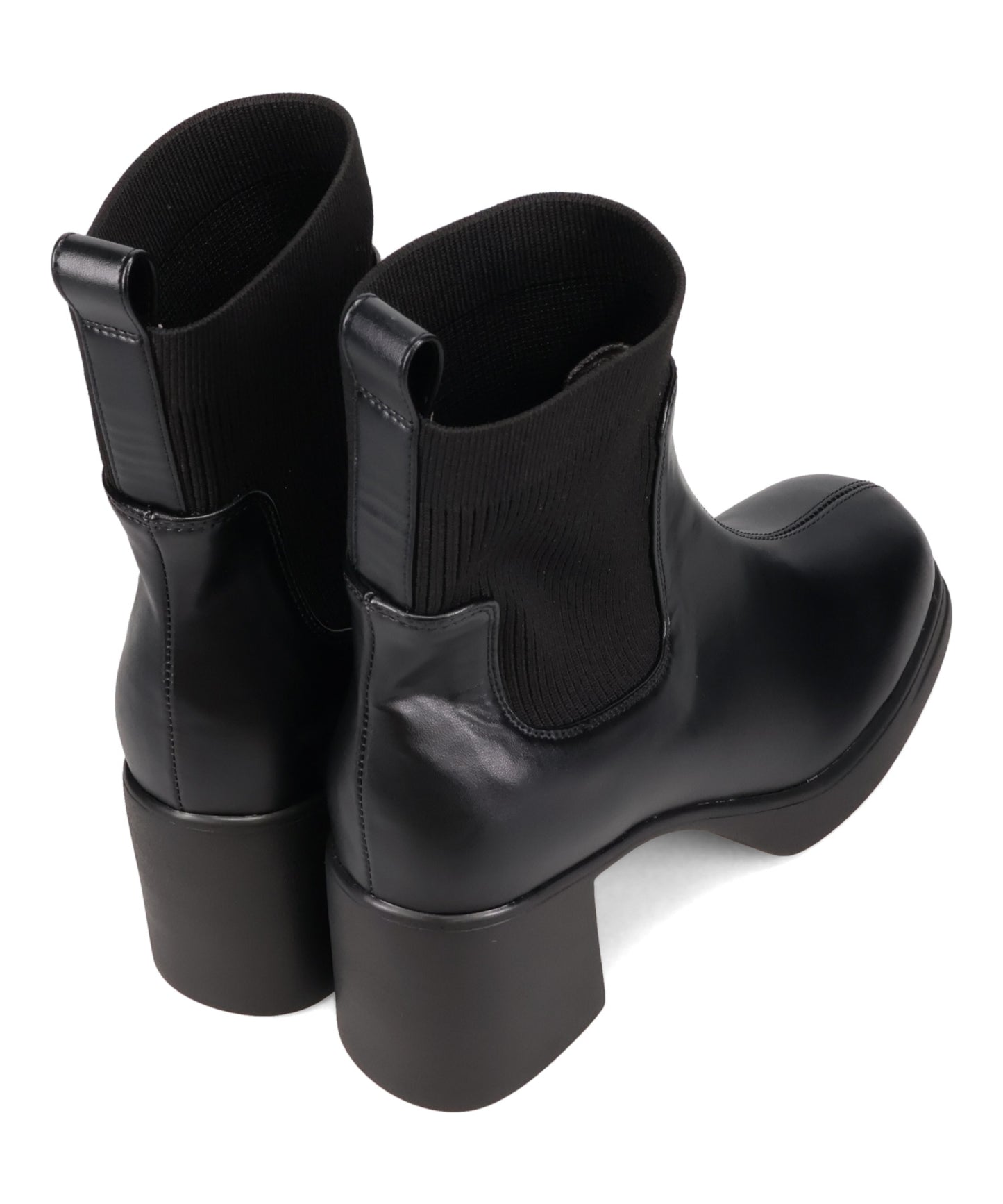 【カタログ掲載アイテム】ニットドッキングヒールショートブーツ/51407