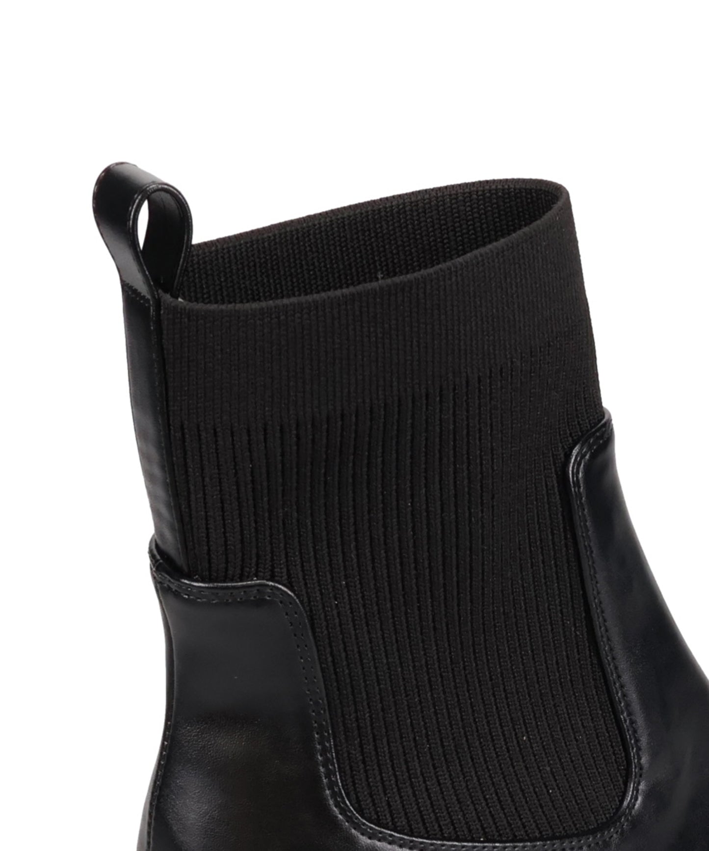 【カタログ掲載アイテム】ニットドッキングヒールショートブーツ/51407