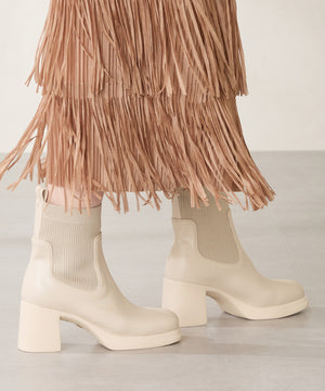 【カタログ掲載アイテム】ニットドッキングヒールショートブーツ/51407