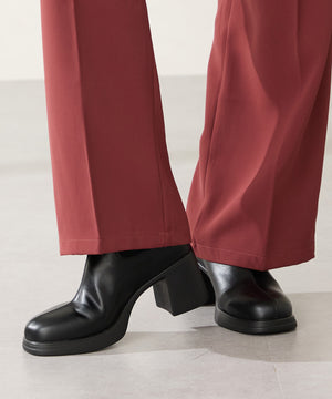 【カタログ掲載アイテム】ニットドッキングヒールショートブーツ/51407