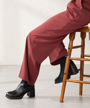 【カタログ掲載アイテム】ニットドッキングヒールショートブーツ/51407