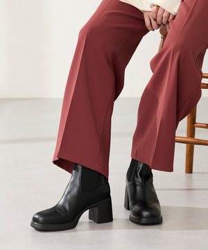 【カタログ掲載アイテム】ニットドッキングヒールショートブーツ/51407