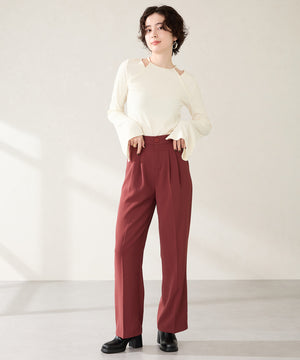 【カタログ掲載アイテム】ニットドッキングヒールショートブーツ/51407