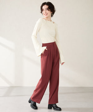 【カタログ掲載アイテム】ニットドッキングヒールショートブーツ/51407