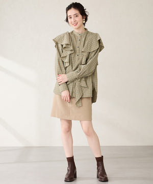 【カタログ掲載アイテム】ニットドッキングヒールショートブーツ/51407