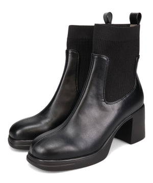 【カタログ掲載アイテム】ニットドッキングヒールショートブーツ/51407