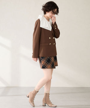 フラワービジューヒールブーツ/51408