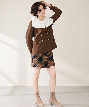 フラワービジューヒールブーツ/51408